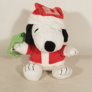 Snoopy Santa Hallmark Plush 2018 NWT